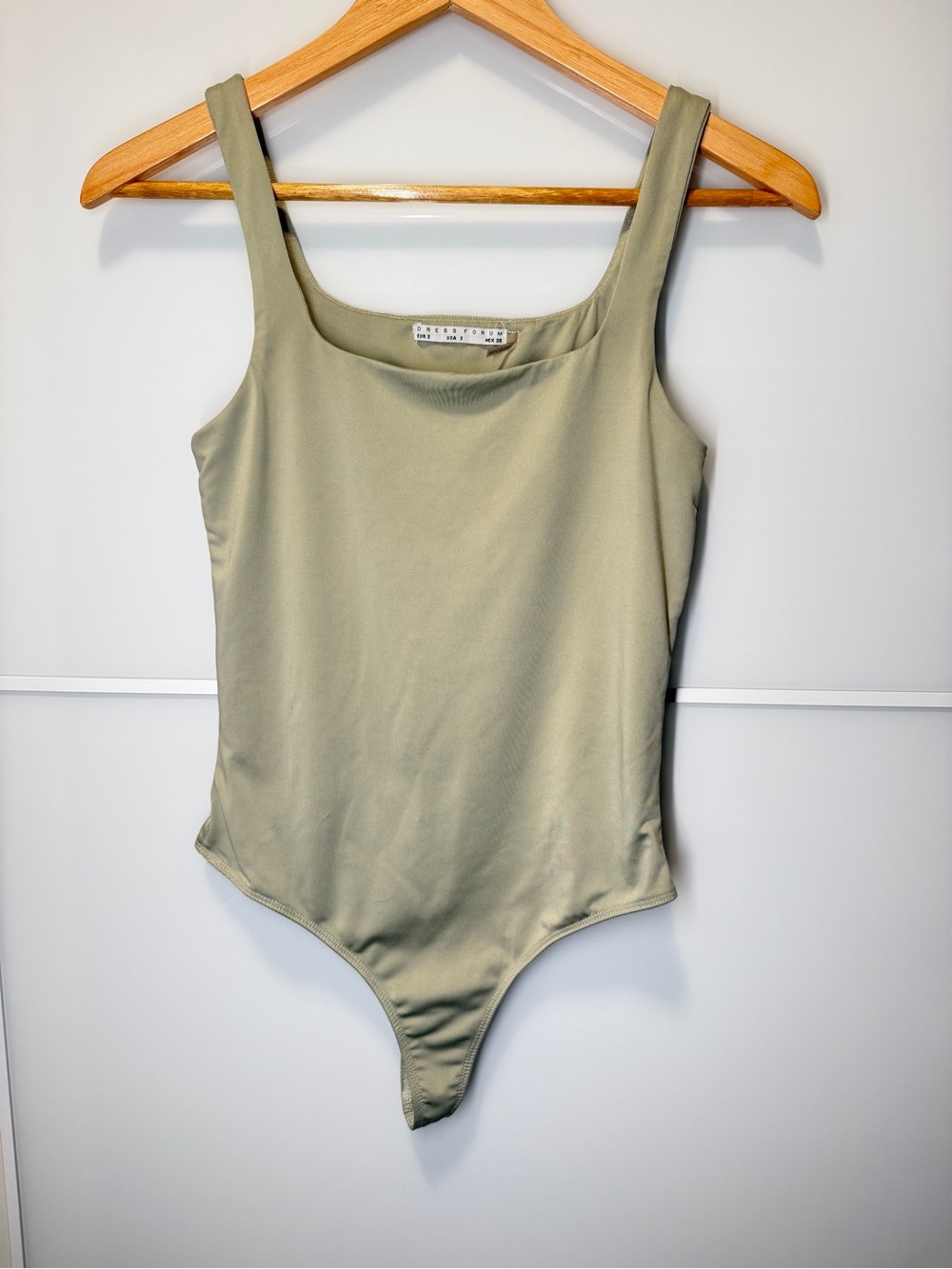 Dress Forum Olive Green One-Piece Bodysuit